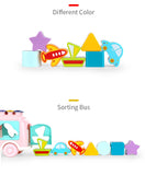 Sorting, Nesting Stacking Bus Toy Birth Baby