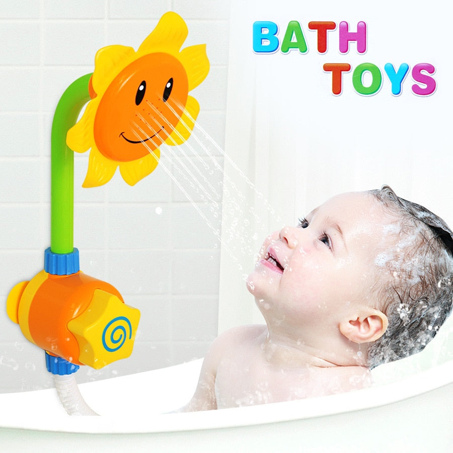 Sunflower Water Shower Faucet Spray Bathtub