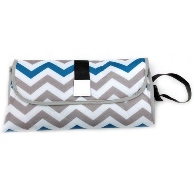 Foldable Changing Pad and Diaper Bag