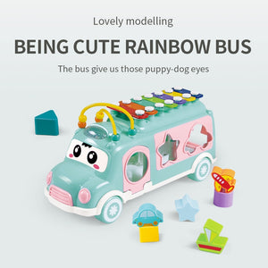 Sorting, Nesting Stacking Bus Toy Birth Baby
