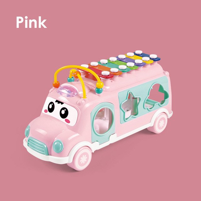 Sorting, Nesting Stacking Bus Toy Birth Baby
